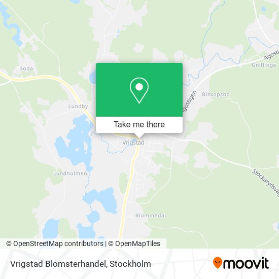 Vrigstad Blomsterhandel map