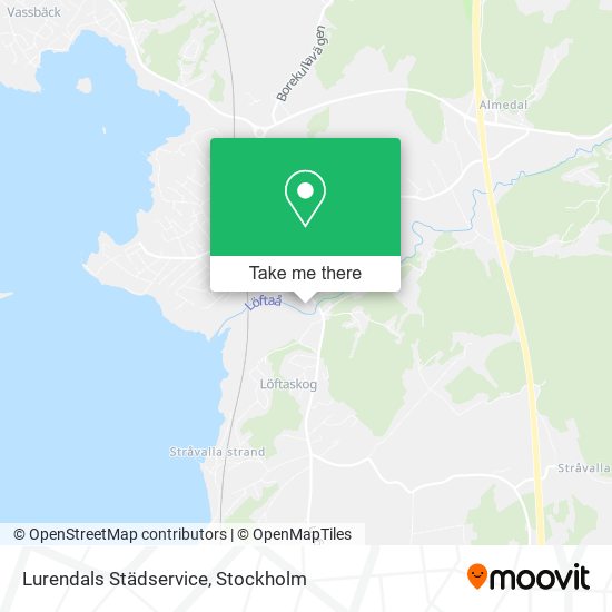 Lurendals Städservice map