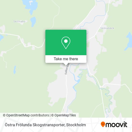 Östra Frölunda Skogstransporter map