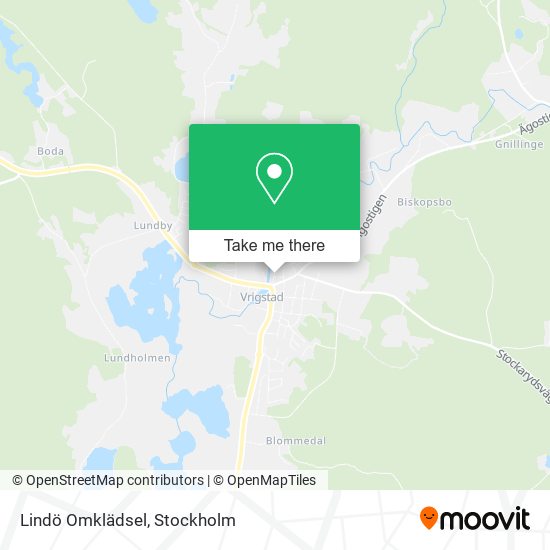 Lindö Omklädsel map