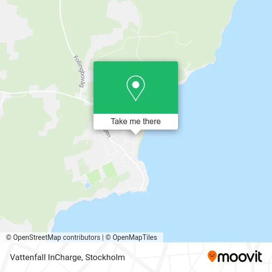Vattenfall InCharge map