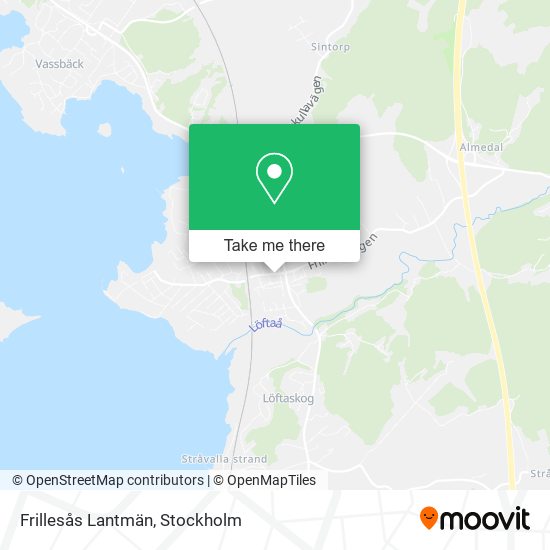 Frillesås Lantmän map