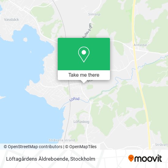 Löftagårdens Äldreboende map
