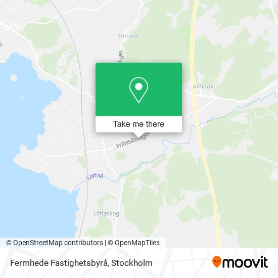 Fermhede Fastighetsbyrå map