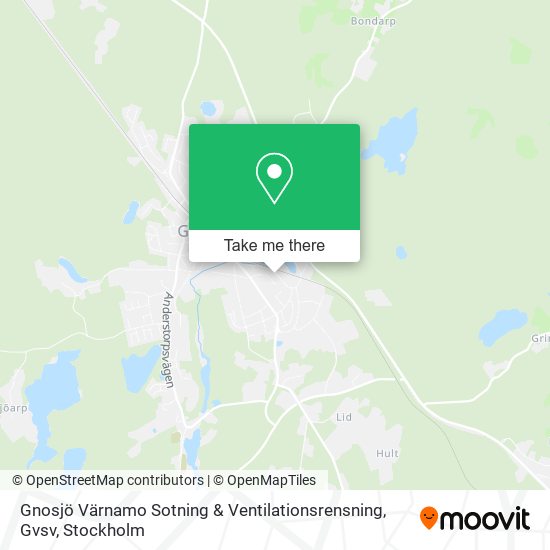 Gnosjö Värnamo Sotning & Ventilationsrensning, Gvsv map