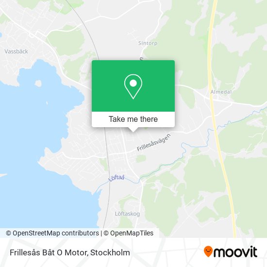 Frillesås Båt O Motor map