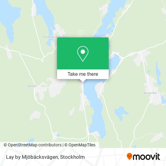 Lay by Mjöbäcksvägen map