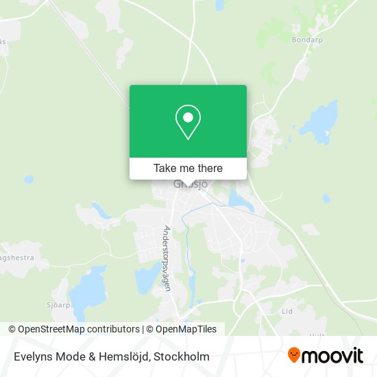 Evelyns Mode & Hemslöjd map