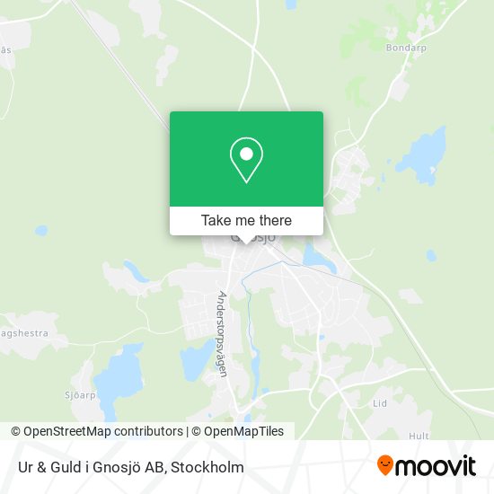 Ur & Guld i Gnosjö AB map