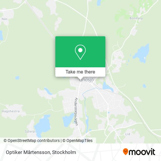 Optiker Mårtensson map