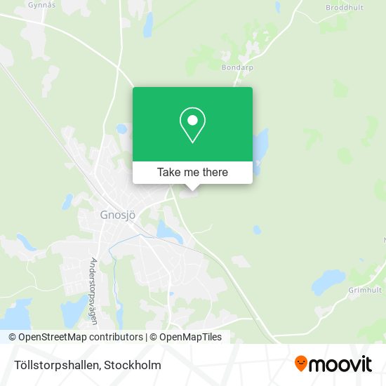 Töllstorpshallen map