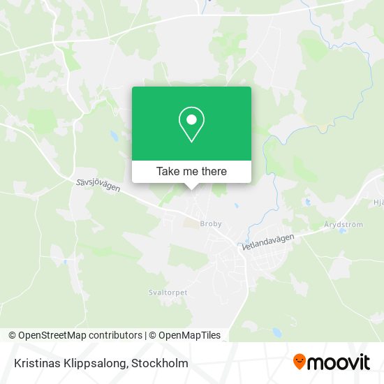 Kristinas Klippsalong map