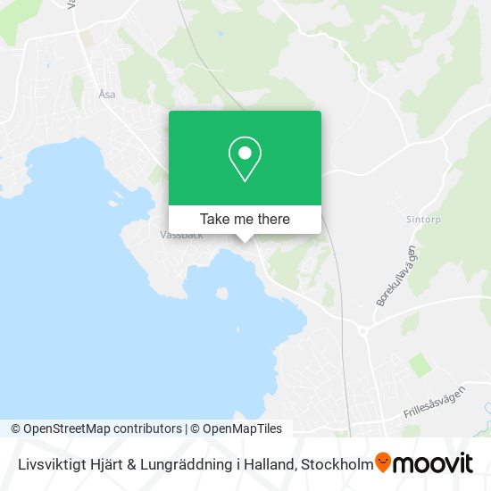 Livsviktigt Hjärt & Lungräddning i Halland map