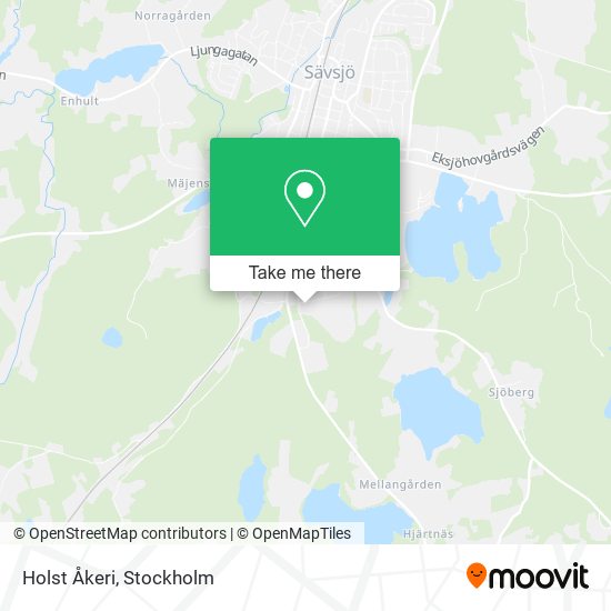 Holst Åkeri map