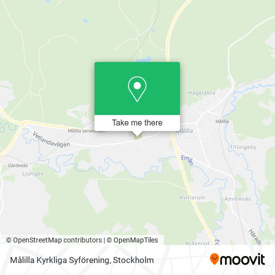 Målilla Kyrkliga Syförening map