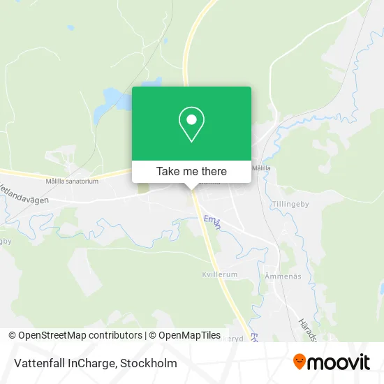 Vattenfall InCharge map