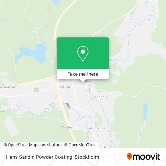 Hans Sandin Powder Coating map
