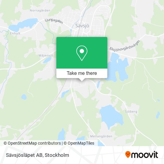 Sävsjösläpet AB map