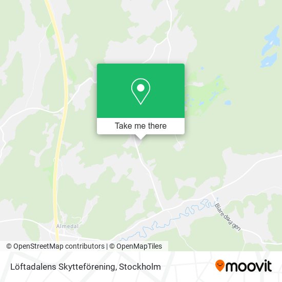 Löftadalens Skytteförening map