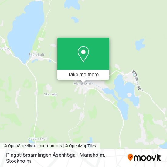 Pingstförsamlingen Åsenhöga - Marieholm map