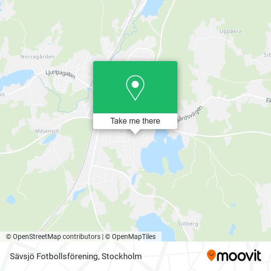 Sävsjö Fotbollsförening map