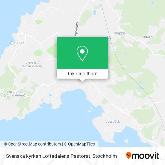 Svenska kyrkan Löftadalens Pastorat map