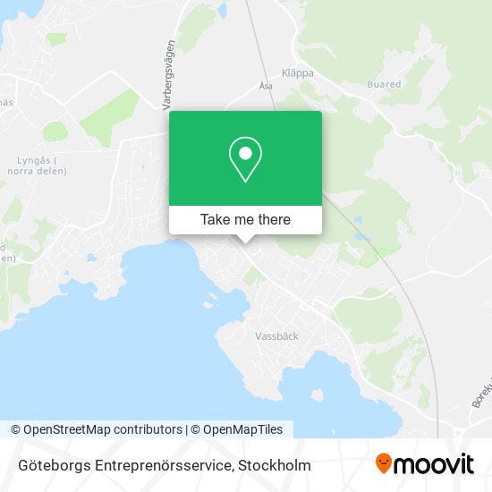 Göteborgs Entreprenörsservice map