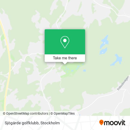 Sjögärde golfklubb map