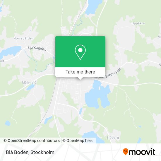 Blå Boden map