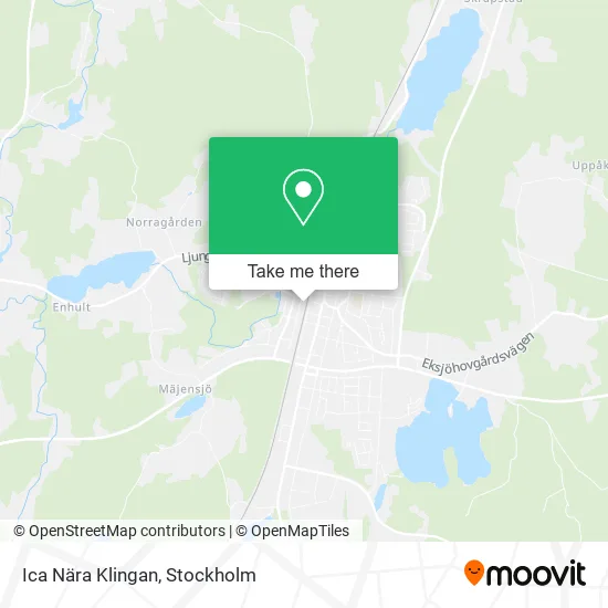 Ica Nära Klingan map