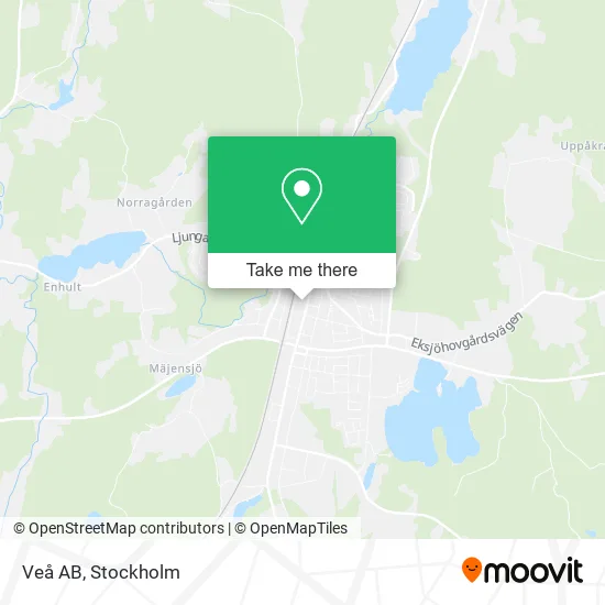 Veå AB map