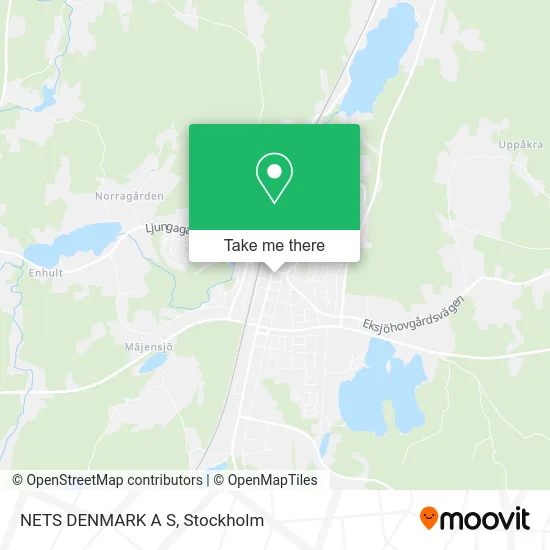 NETS DENMARK A S map