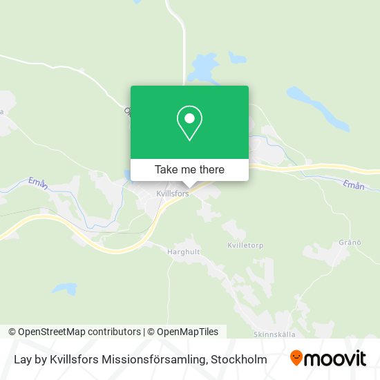 Lay by Kvillsfors Missionsförsamling map