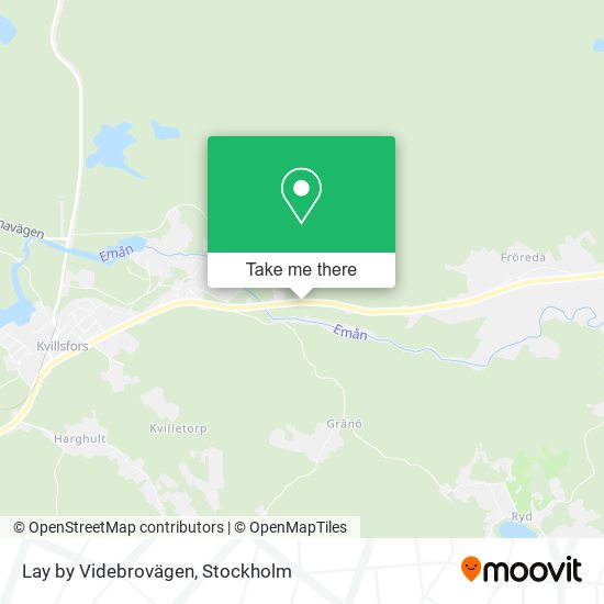 Lay by Videbrovägen map