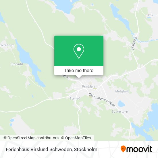 Ferienhaus Virslund Schweden map