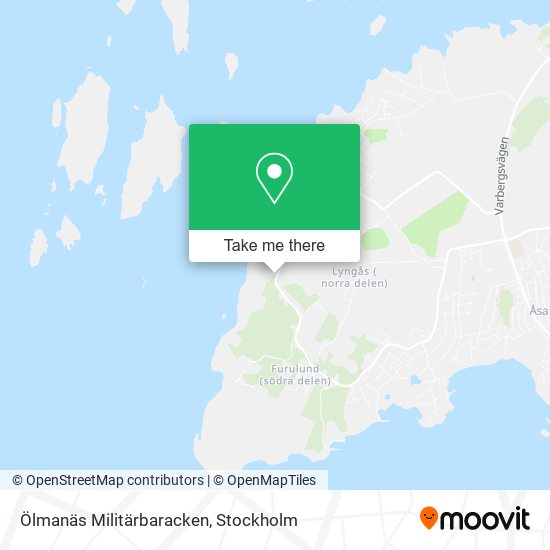 Ölmanäs Militärbaracken map