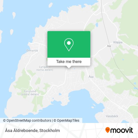 Åsa Äldreboende map