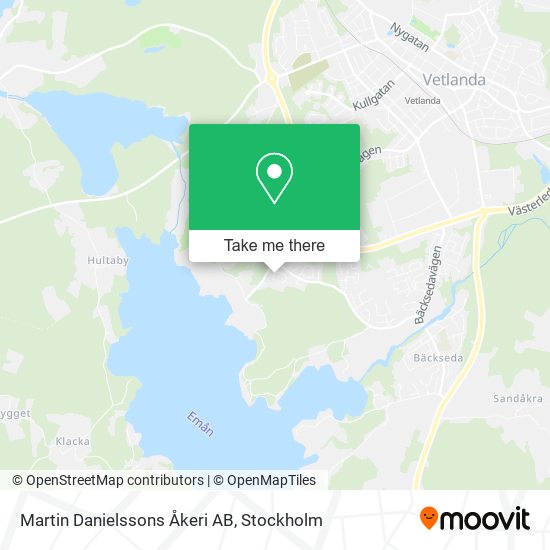 Martin Danielssons Åkeri AB map
