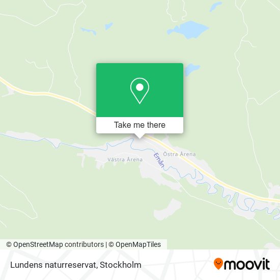 Lundens naturreservat map