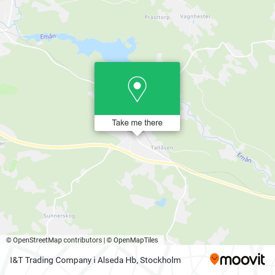 I&T Trading Company i Alseda Hb map