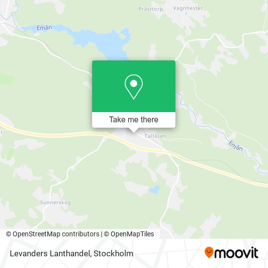 Levanders Lanthandel map