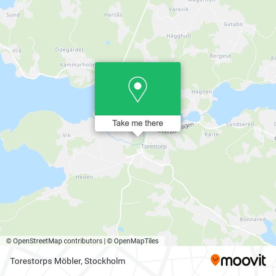 Torestorps Möbler map