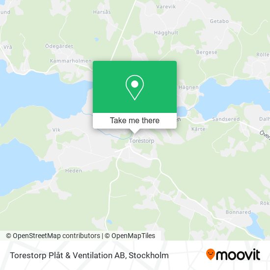 Torestorp Plåt & Ventilation AB map