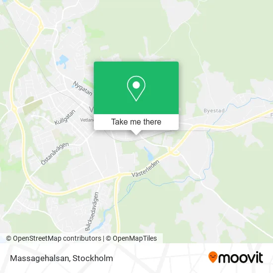 Massagehalsan map