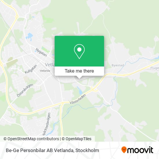 Be-Ge Personbilar AB Vetlanda map