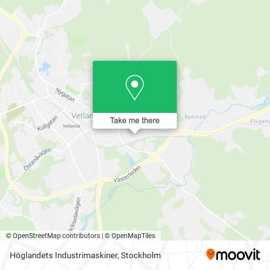 Höglandets Industrimaskiner map