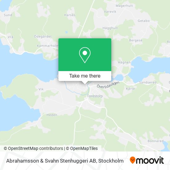 Abrahamsson & Svahn Stenhuggeri AB map