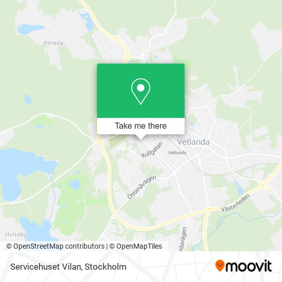 Servicehuset Vilan map