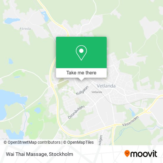 Wai Thai Massage map