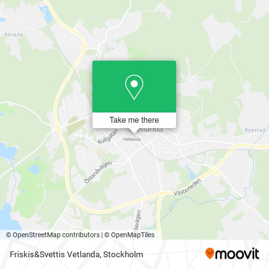 Friskis&Svettis Vetlanda map